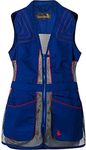 Seeland | Women's Skeet Vest | Practical Hunting Hiking & Trekking Attire | For Recreational & Competitive Use | Blue | S