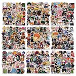 Anime Stickers Mixed Pack, 300PCS Popular Classic Japanese Style Stickers for Laptop, Skateboard, Water Bottle, Anime Themed Set Vinyl Waterproof Cartoon Decals, Gifts for Kids Girls Teens Adults