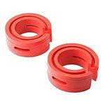 2pc Red Car Shock Absorber, Universal Buffer Spring Bumper Cushion Type A F (D)