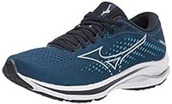 Mizuno Men's Wave Rider 25 | Neutral Support Running Shoe |Eco Friendly Materials | Imperial Blue | US 11