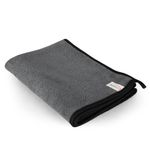 Auto Hub Big Size- 90 X 60cm Microfiber Cloth for Car - Ultra Soft - Suede Edges & Dual Sided Microfiber Cloth - Lint & Streak Free Car Cleaning Cloth - Multipurpose Car Wash Cloth for Drying-1pc,Grey