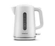 Kenwood Abbey Lux Water Kettle, 360° Swivel Base, Fast Boiling, Removable Filter, Water Capacity 1.7L, ZJP05.A0WH, 3000W, Pure White