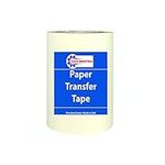 Transfer Tape for Vinyl 6 inch x 100 feet of Paper Tape with Medium to High Tack Layflat Adhesive. Application Tape for Vinyl Graphics & Sign Making,Great for Decals,3Dprint Signs, Premask Masking