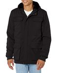 URBAN REPUBLIC Men's Techno Shell Jacket, Black, S