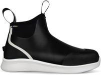 Kalkal Men's Deck Boots, Waterproof Fishing Boots, Rubber Ankle Rain Boots With High Traction (Size 6-13)