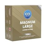 EXS | Magnum Condoms | Natural Latex & Silicone Lubricated | Large Size | Vegan | 48 Pack