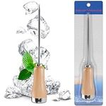 Stainless Steel Ice Pick - Wooden I