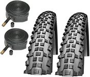 Schwalbe Rapid Rob 26" x 2.10 Mountain Bike Tyres with Schrader Inner Tubes (Pair)