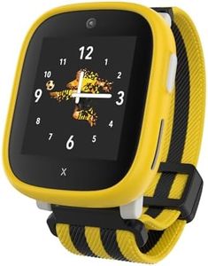 XPLORA X6 Play BVB-Edition - wasserdichte Telefonuhr für Kinder (eSIM) mit BVB Live-Ticker - Anrufe, Nachrichten, Schulmodus, GPS, Kamera - inkl. kostenlosem Tarif-Vertrag für 3 Mon. (GELB & SCHWARZ)