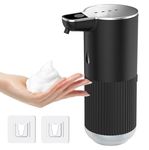 Foaming Automatic Soap Dispenser Wall Mount Foam Soap Dispenser Touchless 350ml Hand Soap Dispenser Bathroom Kitchen - Black Foam