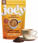 Joe'y Mushroom Coffee Alternative with Cacao and Dandelion Root, Chicory Coffee Substitute with Adaptogenic Superfoods, Vegan Gluten-Free Drink for Focus and Clean Energy without Jitters, 60 Servings