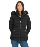 Tommy Hilfiger Women's Heavy Weight Essential Short Puffer Jacket, Black, M