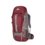 High Sierra 79548-5742 Pathway 60 l Frame Daypack, Cranberry/Slate/Redrock, Checked - Large