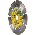 Cost Cutter Pro Wet/Dry Segmented Diamond Blade for Masonry, Stone, Concrete, Roof Tile and Similar Materials (4 1/2" X .080 X 7/8"-5/8" Arbor)