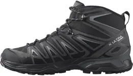 Salomon Men's X ULTRA PIONEER MID CLIMASALOMON™ WATERPROOF Hiking Boots for Men, Black / Magnet / Monument, 9.5