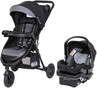Baby Trend Passport® Seasons All-Terrain Stroller Travel System with EZ-Lift™ PLUS Infant Car Seat, Dash Black