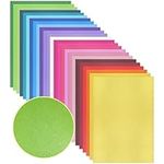 100 x textured cardboard, colourful paper, DIN A4, 210 x 297 mm, 180 g, textured paper, linen-embossed, printable, coloured paper for scrapbooking, card making, punching and other paper crafts, 25