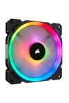 Corsair LL140 RGB Dual Light Loop 2 RGB LED PWM Fan with Lighting Node PRO- Black