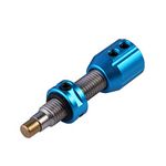 BICASTER Archery Cushion Plunger Screw-In Pressure Button Adjustable Cooper thread for Recurve Bows (Blue)