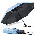 Vicloon Automatic Umbrella Windproof, Compact Travel Folding Umbrellas, UV Blocked Umbrella, Portable Umbrellas Compact Foldable Lightweight Design and High Wind Resistance