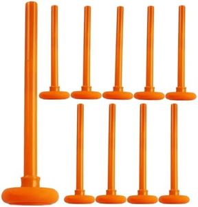 EXERAUO 10 Pack 2" Nylon Garage Door Rollers, 7" Long Nylon Stem, Garage Door Wheels Replacement with Sealed 6200-2RS Bearing, Quiet & Smooth Operation 20dB Noise Reduction & 300,000 Cycles