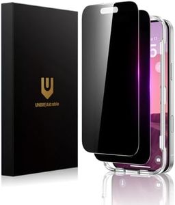 UNBREAKcable Privacy Screen Protector for iPhone 16/15, 28° Anti Spy Tempered Glass Film, Full Coverage, Anti-Scratch, 9H Hardness, Military Grade Protection, 99.99% HD, Sensitive Touch, 2 Pack