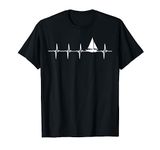 Sail heartbeat t-shirt gift for sailors T-Shirt