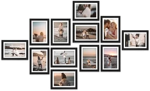 ADDMES 12 Pack Picture Frames Set, Gallery Picture Frames Colleage for Wall, Multi-sized Photo Frames for Family, Home Wall Decor (12 FRAME)