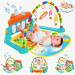 Slenderopal® Kick and Play Multi-Function ABS High Grade Plastic Piano Baby Gym and Fitness Rack (Pack of 1) (Baby Mat Piano)