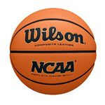 Wilson Basketball NCAA EVO NXT REPLICA, Blended Leather, Indoor- and Outdoor-Basketball, Orange, #7