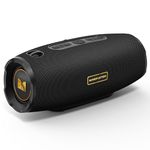 Monster S380 Bluetooth Speaker, Portable Speaker with 40W Stereo Sound, 20H Playtime, IPX6 Waterproof, Bluetooth 6.0, Support AUX/TF Card, TWS Pairing Wireless Speaker for Outdoor Travel Party