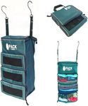 Pack Gear Hanging Carry-On Organizer - Our Standard Hanging Luggage Organizer Fits Any Carry On - Our Hanging Packing Cubes For Travel Use Mesh Windows to Make Finding Clothes Easy (Green, S)