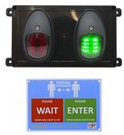 Entry Wireless Door Entry Lighting Control System with Wall Sign