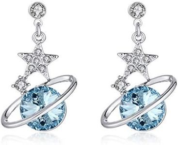 Kruckel Earrings for Women, Trendy, Cute, Elegant for Wedding Bridal Brides Valentine Gift Birthday Woman Mother Day, made with Austrian crystals