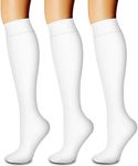 Laite Hebe Compression Socks,(3 Pairs) Compression Sock for Women & Men,Best Medical, Nursing, for Running, Athletic, Edema, Varicose Veins.