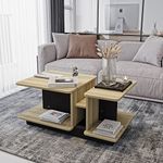 Wakefit Coffee Table | 1 Year Warranty | Center Table, Tea Table, Center Table for Living Room, Coffee Table for Living Room, Diwali Gifts, Engineered Wood (Aberto - Slate Grey)