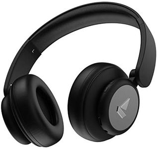 boAt Rockerz 450 Pro Bluetooth On Ear Headphones with Mic with 70 Hours Battery, 40Mm Drivers, Bluetooth V5.0 Padded Ear Cushions, Easy Access Controls and Voice Assistant(Luscious Black)