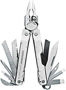 Leatherman YL831183 Supertool 300 Multitool with Leather Sheath, Black