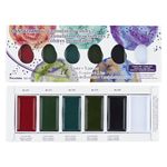 Kuretake Gansai Tambi Granulating Colors II 5 coloursWatercolour Paint Set 5 colours with 1 empty pan, Professional-Quality for Artists and Crafters, Non-Toxic, Made in Japan