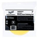 Meguiar’s Professional 7" Rotary Foam Polishing Pad Hook and Loop Foam Pad Restores High Gloss – WRFP7