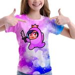 Kid shirt and Hoodie Youth T Shirts Hoodies Casual Tops 6-16T Birthday Gifts for Girls Boys, Fashion Shirt-2, Medium