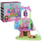 Gabby’s Dollhouse, Transforming Garden Treehouse Playset with Lights, 2 Figures, 5 Accessories, 1 Delivery, 3 Furniture, Kids Toys for Ages 3 and Up