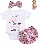 Reborn Baby Dolls Clothes Accessories for 20-22inch Reborn Dolls Girl Romper Jumpsuit Bodysuit +Pant Short+Headband Outfit Set