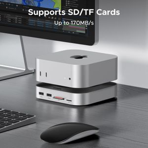 UGREEN Mac Mini M4 Dock – 10Gbps NVMe SSD Enclosure, USB-C Hub, Up to 8TB