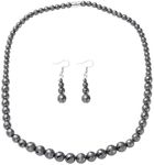 Hematite Necklace and Earrings Set 