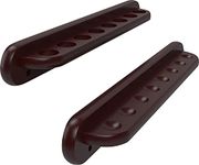 Viper 2-Piece Traditional Wall Mounted Solid Oak Billiard/Pool Cue Rack, Holds 8 Cues, Mahogany Finish