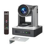 zowietek PTZ Camera, AI Auto Tracking 1080P60 PoE, 20X Optical Zoom, 3G-SDI HDMI USB3.0 LAN, Live Streaming for Church Meeting Education Sport Hospital Wedding