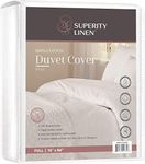 Superity Linen Duvet Cover Full Size - Soft, Breatheable, Comfortable, and Allergy Free - Protects Comforter Against Dust, Dirty, and Stains - 100% Cotton - 200 Thread Count - (76 X 86)