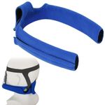 CPAP Neck Pad for CPAP Headgear Straps CPAP Strap Covers Breathable CPAP Neck Pads Cushions Reduce Strap Pressure Marks (Blue)