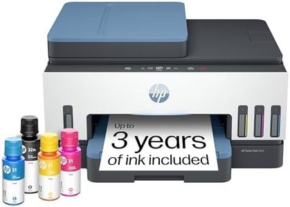 HP Smart Tank 7602 Wireless All-in-One Cartridge-Free Ink Tank Printer, up to 2 Years of Ink Included, Mobile Print, scan, Copy